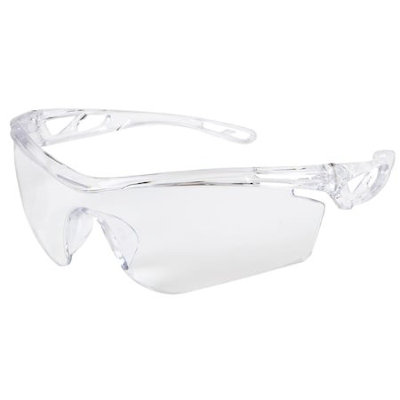 Mcr Safety Checklite (CL4), Safety Glasses, MAX6 Anti-Fog, Clear Lens, Earplug Retaining Technology CL410PF